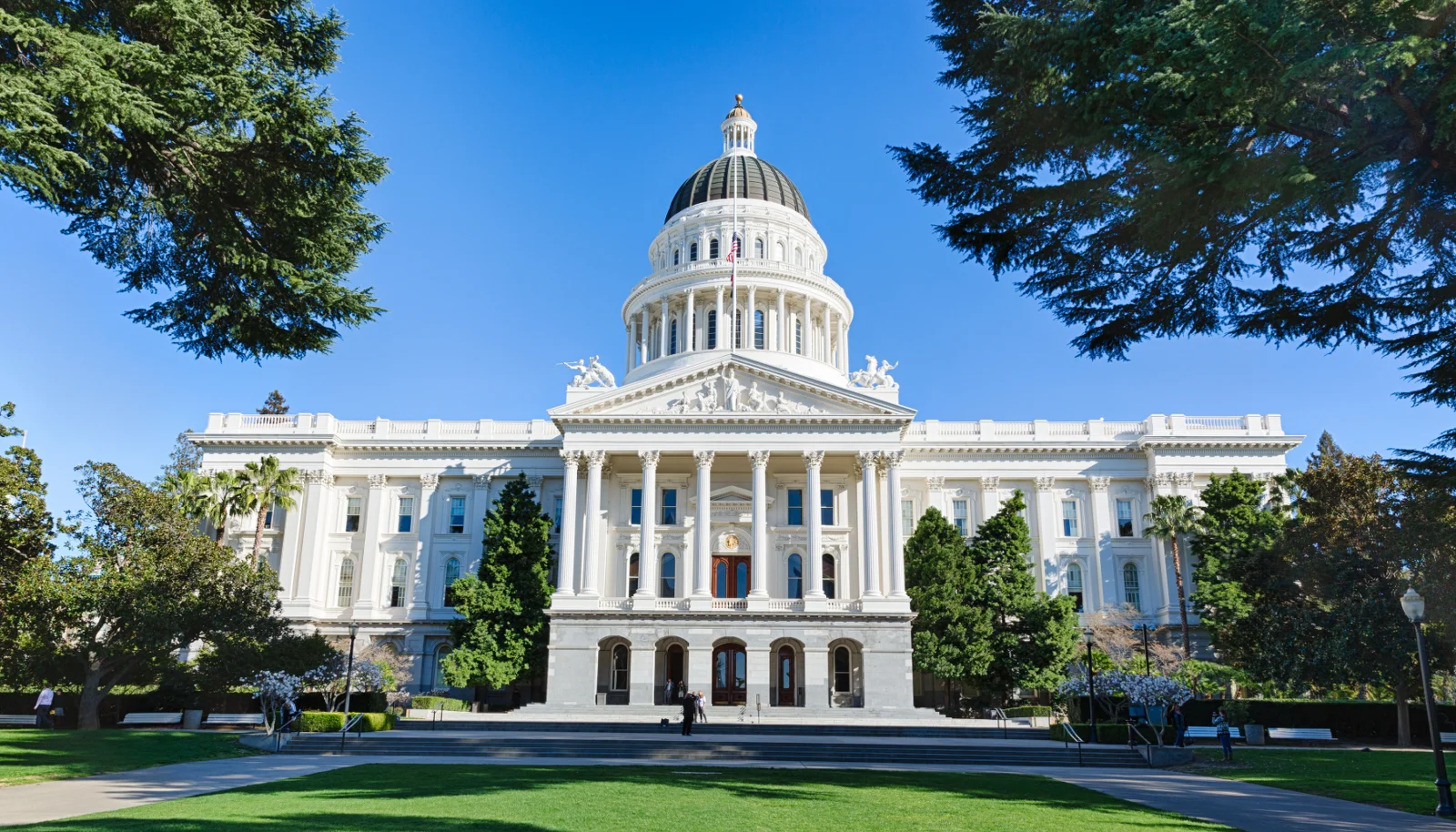 California State Capitol building on a sunny day